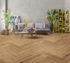 Heartwood Oak Herringbone Classic Brushed and Matt Lacquered